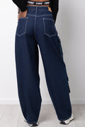 Cargo Denim Jeans Blue (2)