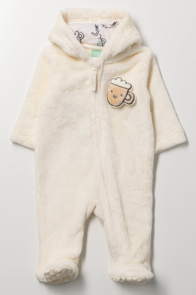 Coral Fleece Jumpsuit