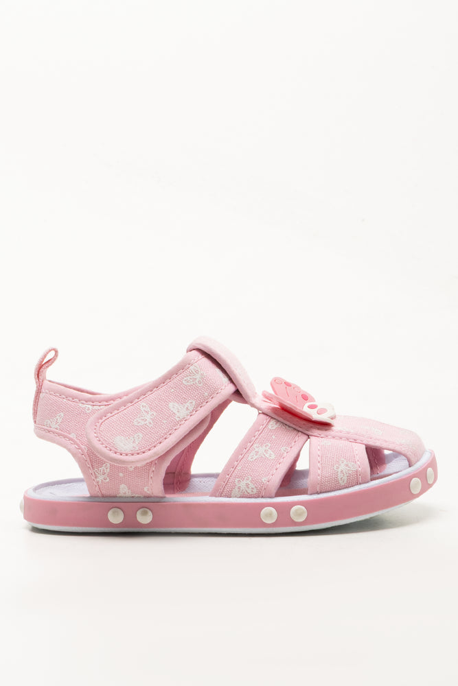 Butterfly Sandals Pink (1)