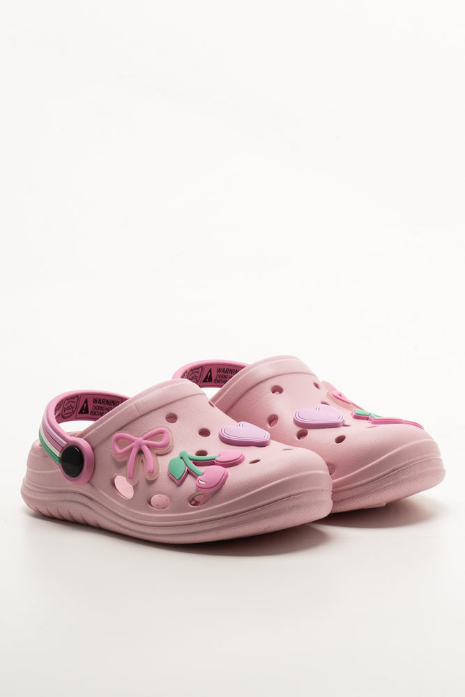 Cherry Clogs Pink