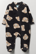 Bear Sleepsuit Grey