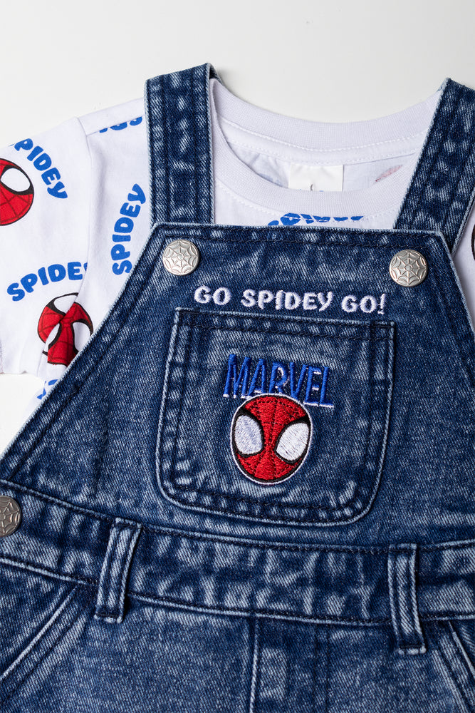 Spiderman Dungaree Set (1)