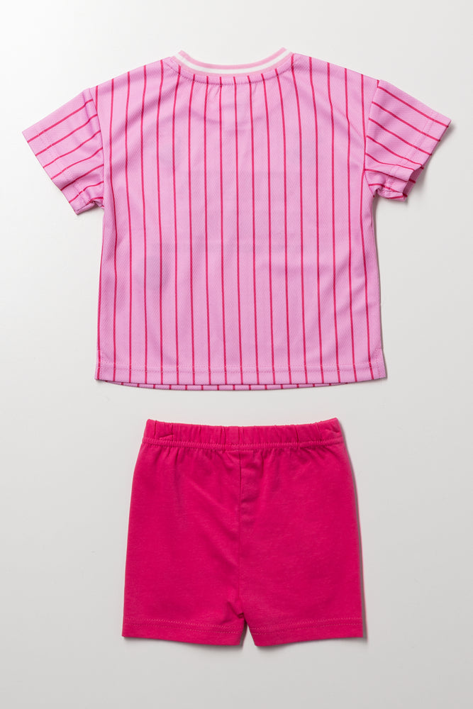 Minnie Mouse Striped 2 Piece Set (2)