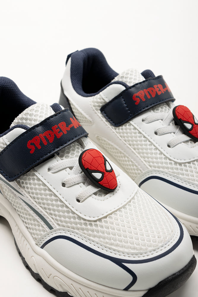 Spider-Man Charm Trainers White (2)
