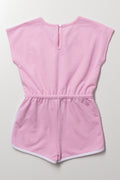 Pink Minions Graphic Fleece Shortall (2)