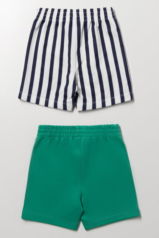 2 Pack Knit Shorts (2)