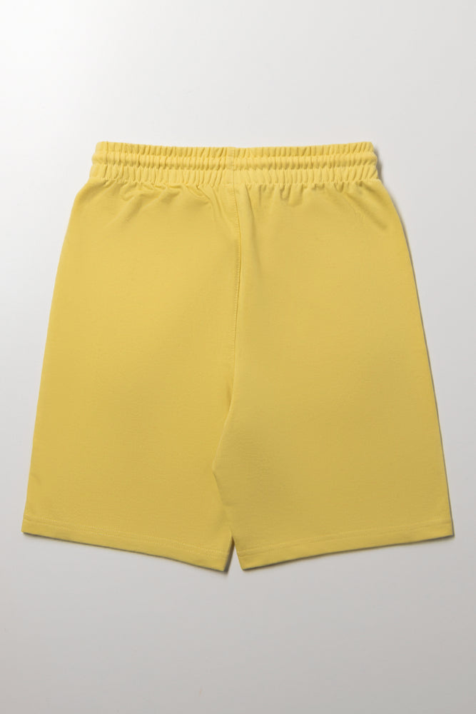 Black Contrast Stitch Utility Shorts (2)