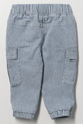 Striped Cargo Pants With Drawstring (2)