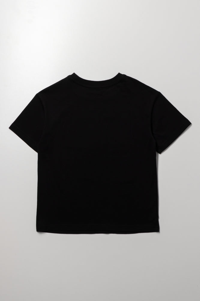 Black Oversized Graphic T-Shirt (2)