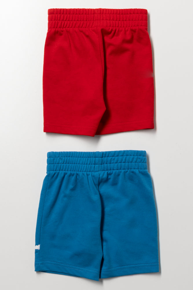 Spidey 2 Pack Shorts Red (2)