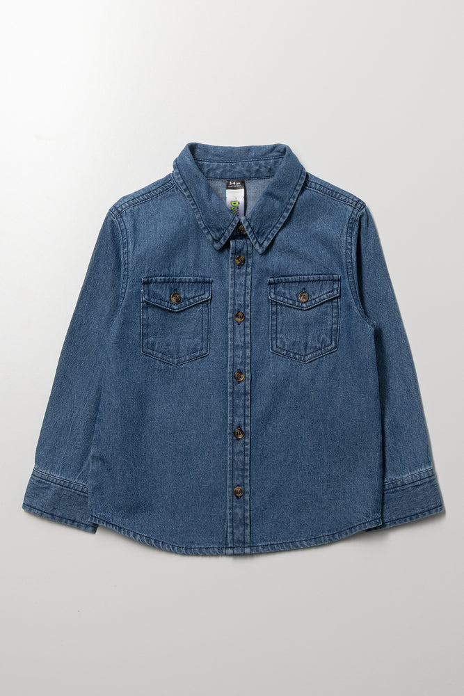 Long Sleeve Denim Shirt