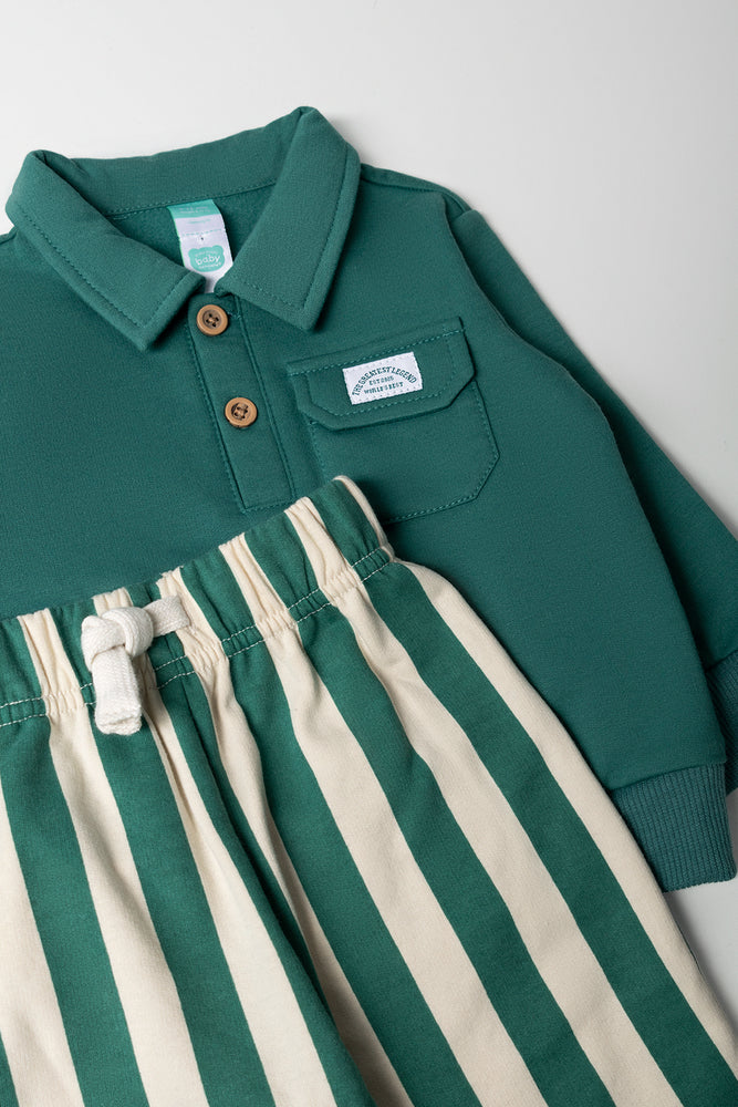 Golfer Tracksuit Green (1)