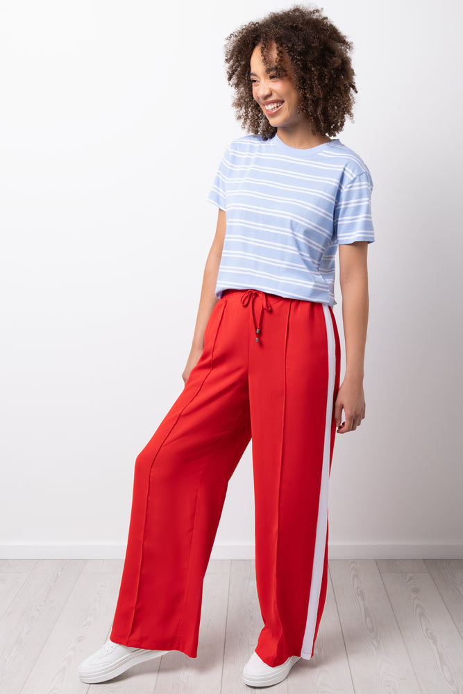Blue Stripe Crewneck T-Shirt (1)