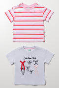 Striped and Graphic Girls T-Shirts