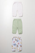 3 Pack Baby Footed Pants (2)