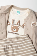 3 Piece Bomber Set Brown (1)
