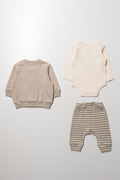 3 Piece Bomber Set Brown (3)