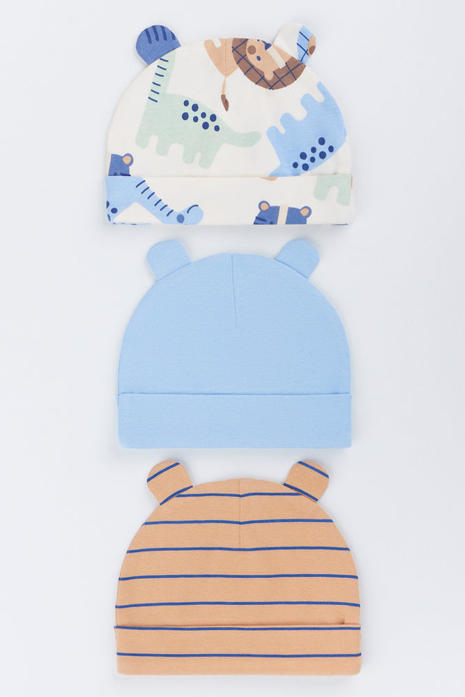 3 Pack Hats Multicolours