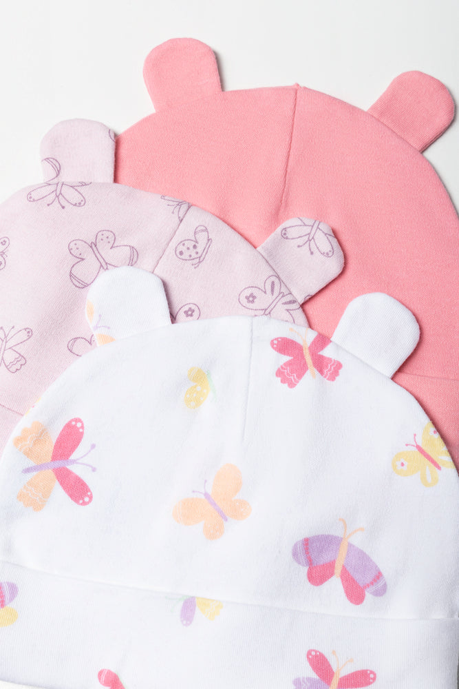 3 Pack Baby Butterfly Hats (1)