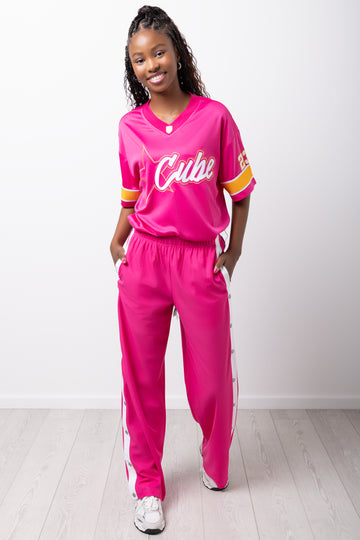 Pink Popper Side Trackpants