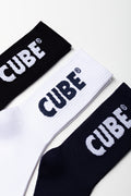3 Pack Cube Socks Navy (1)
