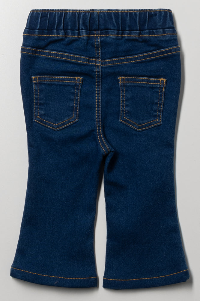 Flare Jeggings Dark Blue (2)