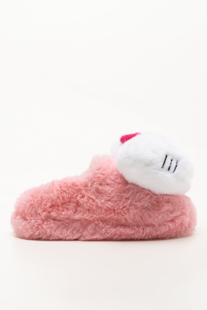 Hello Kitty Novelty Plush Slippers (1)