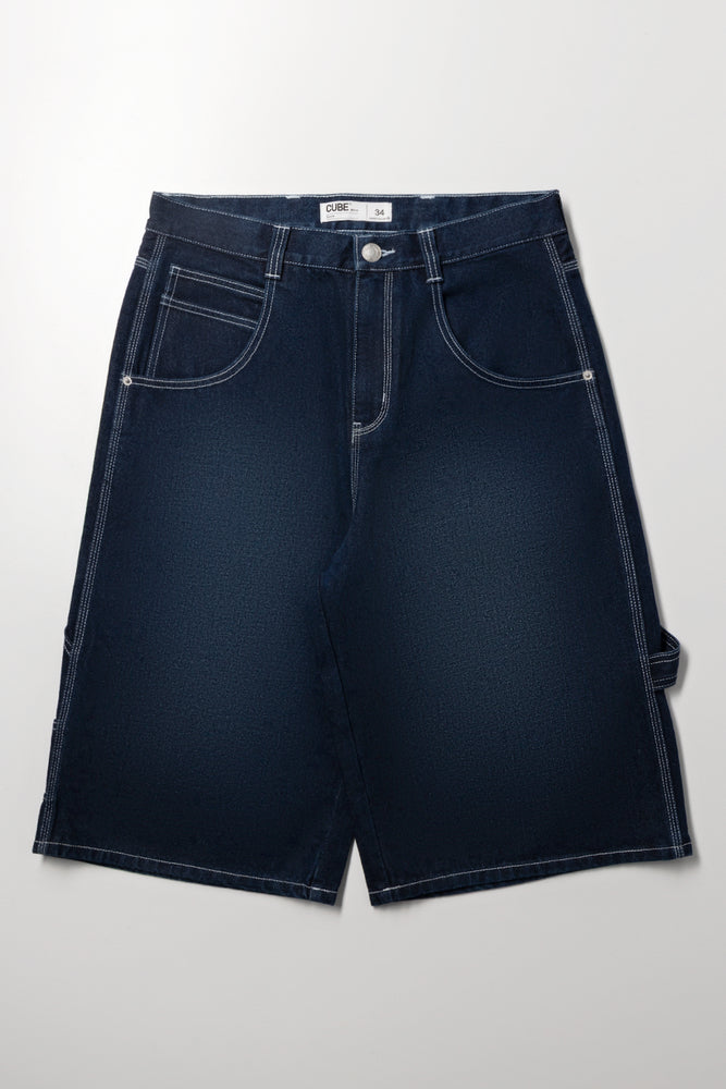 Indigo Denim Carpenter Shorts