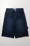 Indigo Denim Carpenter Shorts