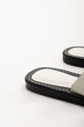 T-Bar Buckle Mule White (3)