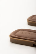 Double Buckle Mule Sandals Brown (3)