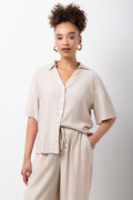 Stone Crinkle Shirt