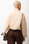 Stone Nylon Bomber Jacket (2)