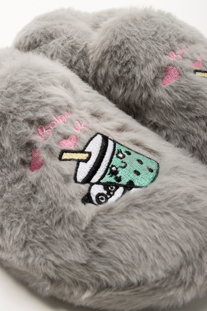 Boba Panda Slippers Grey (2)