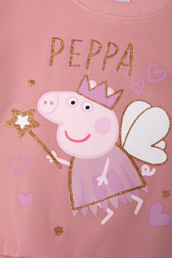 Peppa Pig Tracktop And Skirt Set Pink (1)