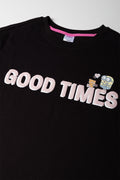 Minions Oversized T-Shirt Black (1)