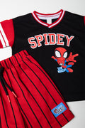 Spidey Graphic T-Shirt Shorts Set (1)