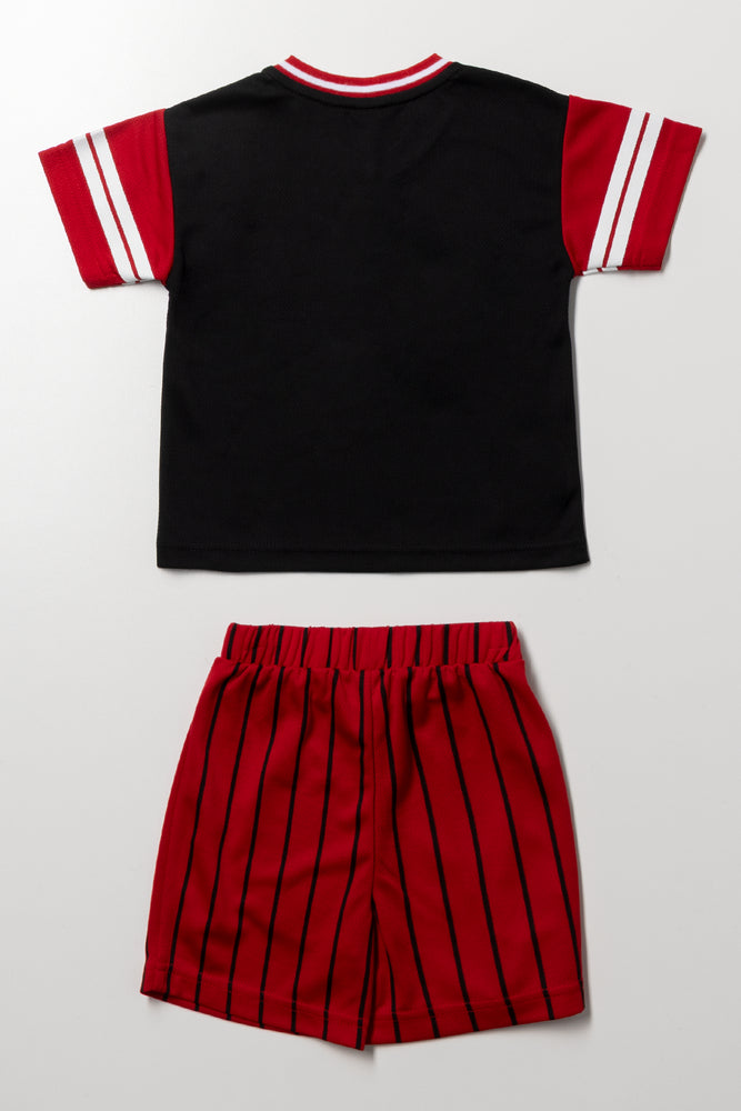 Spidey Graphic T-Shirt Shorts Set (2)
