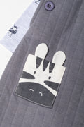 Zebra Print Airlayer Dungaree Set (2)