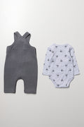 Zebra Print Airlayer Dungaree Set (4)