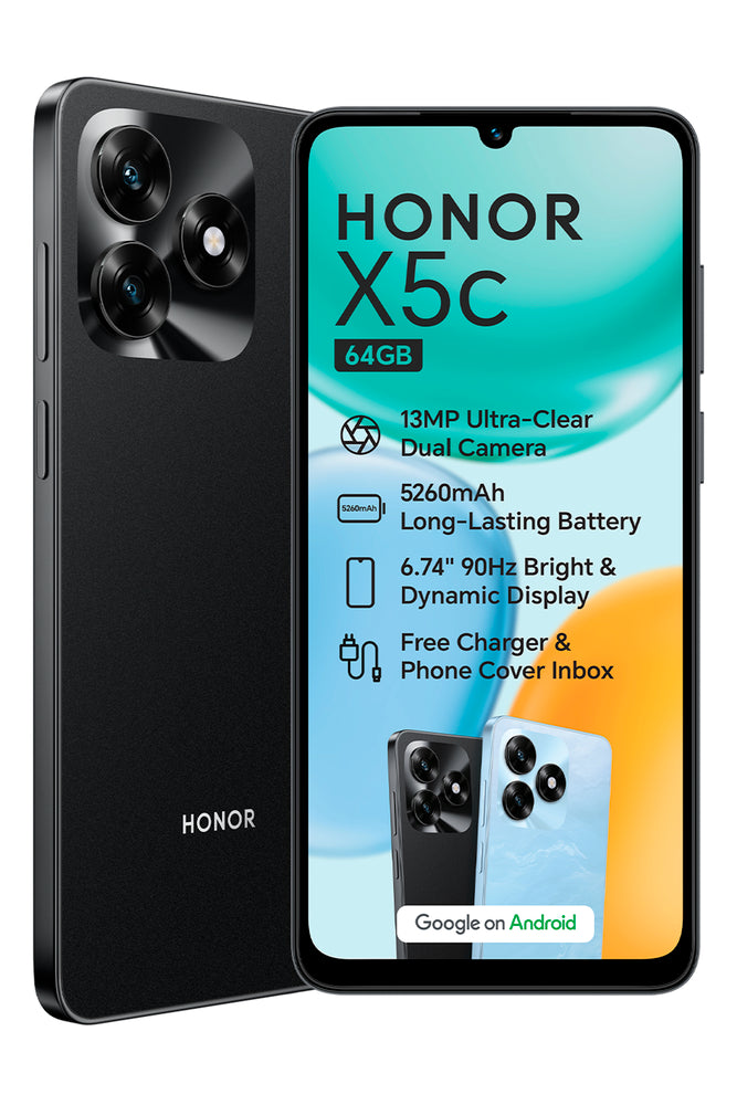 Honour X5C Black 4G Smartphone