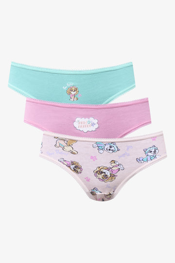 Paw Patrol 3 Pack Bikini Panties Multicolour
