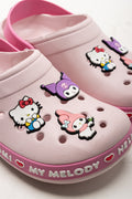 Pink Hello Kitty & Friends Moulded Clogs (2)