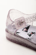 Lilac Kuromi Light Up Jelly Sandals (3)