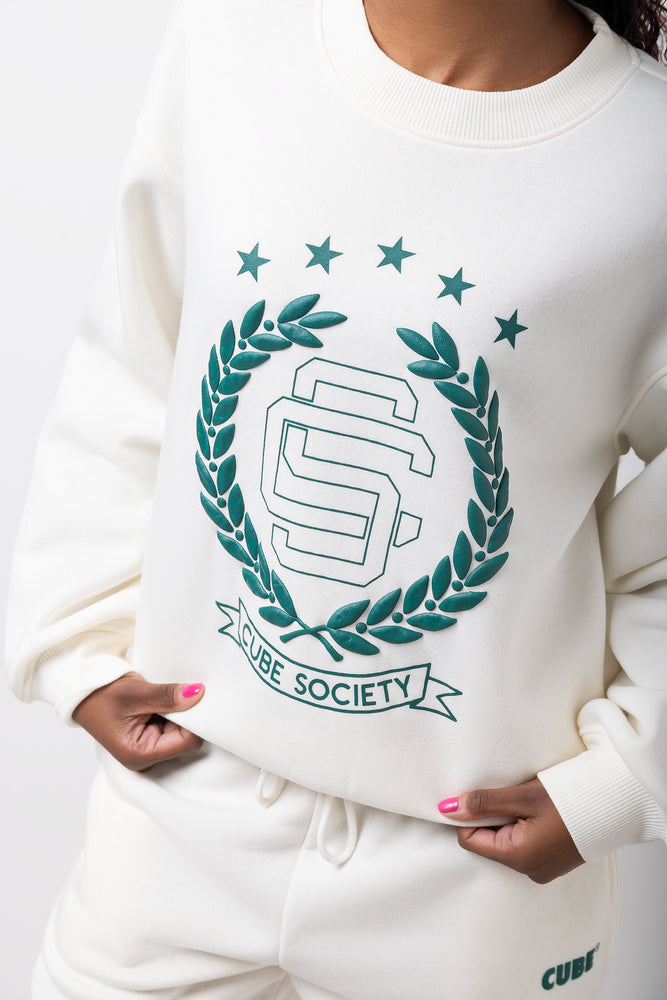 Milk Crew Neck Graphic Sweatshirt (3)