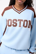 Boston Graphic V-Neck Sweatshirt (3)