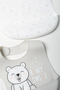 Silicone Bib Grey (1)