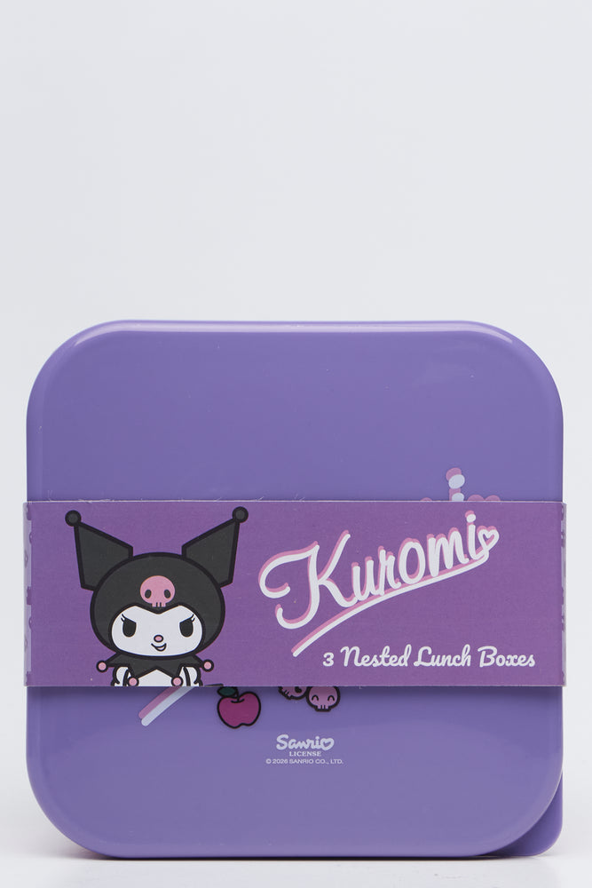 Kuromi 3 Piece Nested Boxes
