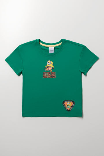 Minions Oversized Short Sleeve T-Shirt Green