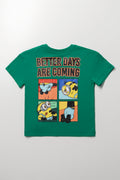 Minions Oversized Short Sleeve T-Shirt Green (2)